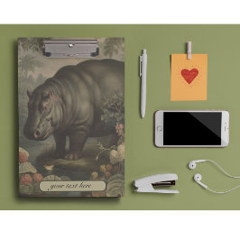 Pranchetas Hippo Botânico Vintage, personalizável