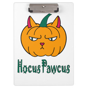 Pranchetas Hocus pawcus Halloween abóbora gengibre magia
