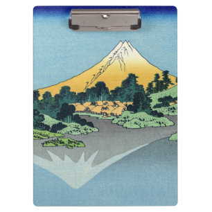 Pranchetas Hokusai - O Monte Fuji Reflete no lago Kawaguchi
