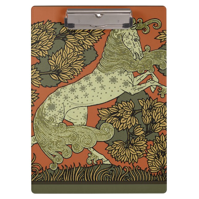 Pranchetas Horse Medieval Arts Artesanatos Art Nouveau (Frente)