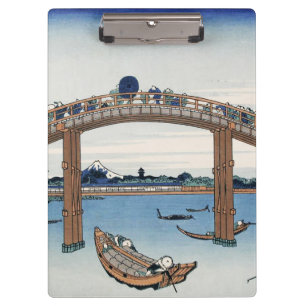 Pranchetas Housai Monte Fuji visto de baixo da ponte masculin