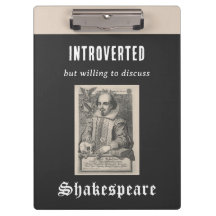Humor de Introvertido Legal Tocado em Shakespeare