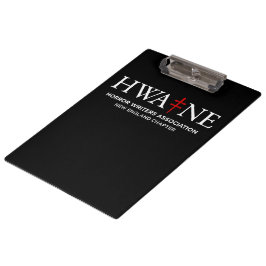 Pranchetas HWE-NE Black Clipboard for Events 6/25