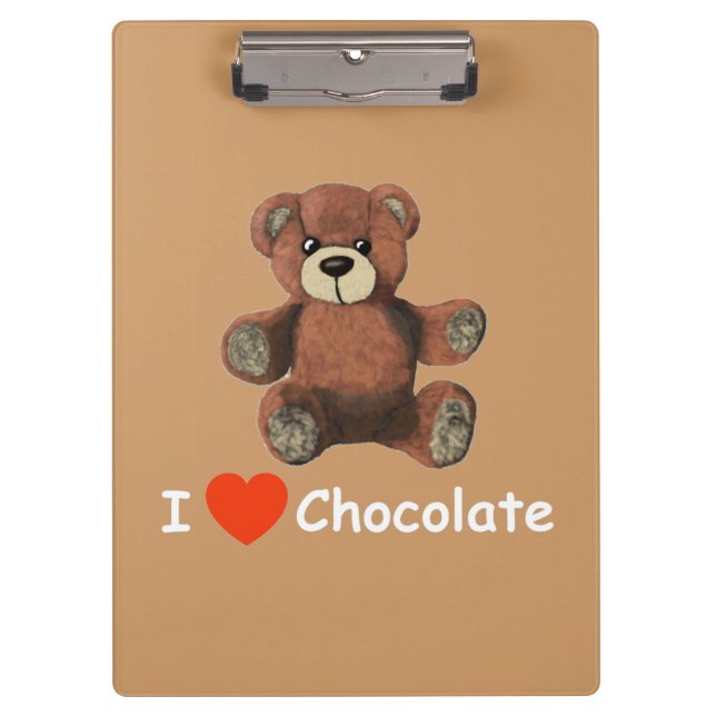 Pranchetas I Heart (Love) Chocolate (Frente)