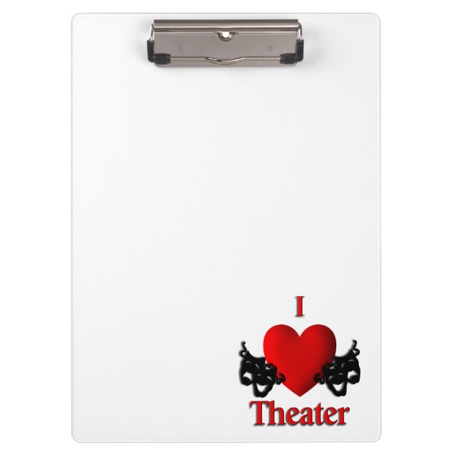 Pranchetas I Heart Theater (Frente)