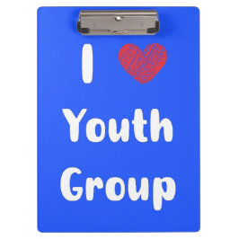 Pranchetas I Heart Youth Group Clipboard