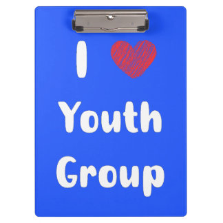 Pranchetas I Heart Youth Group Clipboard