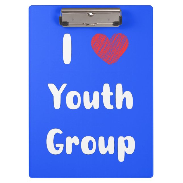 Pranchetas I Heart Youth Group Clipboard (Frente)