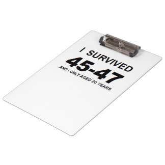 Pranchetas I Survived 45-47 