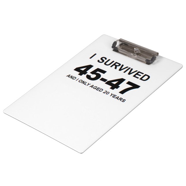 Pranchetas I Survived 45-47  (Inclinado)