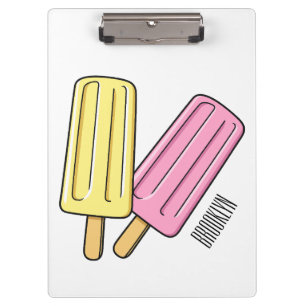 Pranchetas Ice pop cartoon