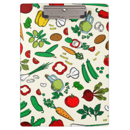 Pranchetas Ícones Coloridos Vegetais