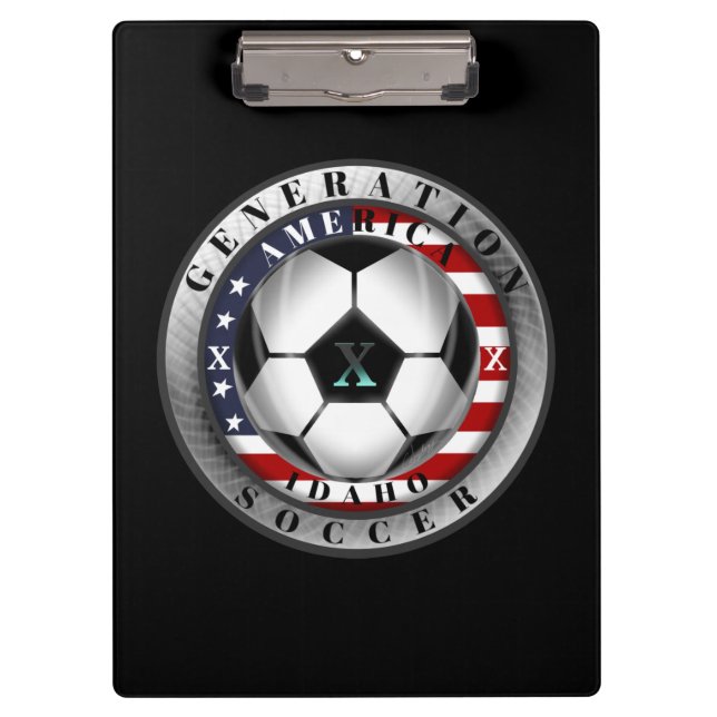 Pranchetas Idaho State Generation X American Soccer. (Frente)