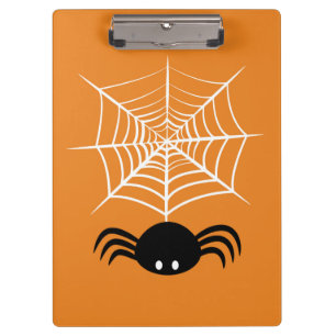 Pranchetas Ilustração Assustadora de Aranha de Halloween