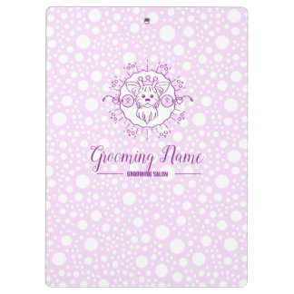 Pranchetas Ilustração de Cachorro de Cartoon para o Alinhamen