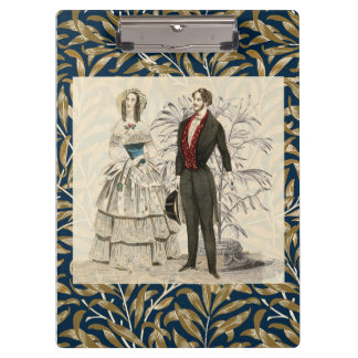 Pranchetas Ilustração de casamento vitoriano vintage de 1844