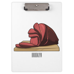 Pranchetas Ilustração de desenho animado de Ham