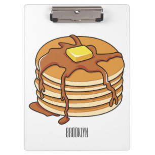 Pranchetas Ilustração de desenho animado de Pancake