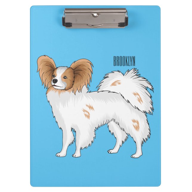 Pranchetas Ilustração de desenho animado de Papillon (Frente)