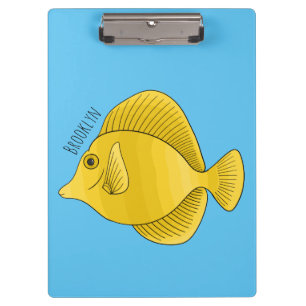 Pranchetas Ilustração de desenho animado de peixe dançado ama