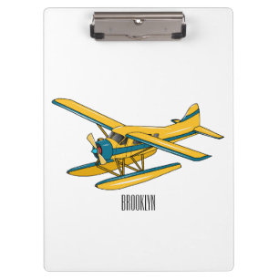 Pranchetas Ilustração de desenho animado de Seaplane