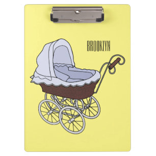 Pranchetas Ilustração de desenho animado do stroller