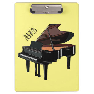 Pranchetas Ilustração de desenho animado Piano