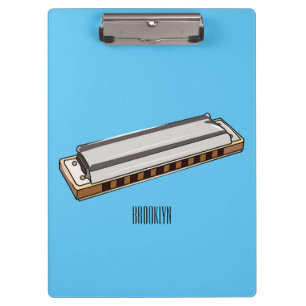 Pranchetas Ilustração de desenho da Harmonica