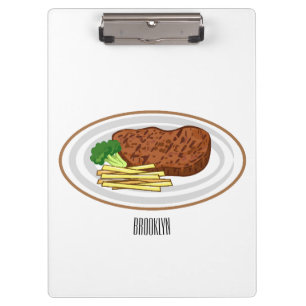 Pranchetas Ilustração de desenho em bife