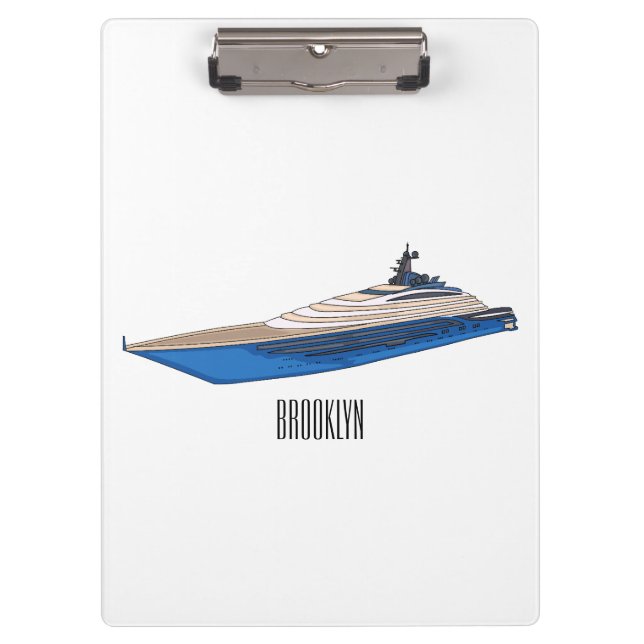 Pranchetas Ilustração de desenho em Yacht (Frente)