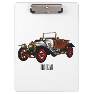 Pranchetas Ilustração do desenho animado Classic car 1920