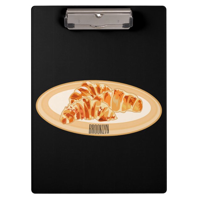 Pranchetas Imagem croissant (Frente)