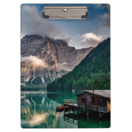 Pranchetas Imagem de Paisagem do Lago de Montanhas Italianas