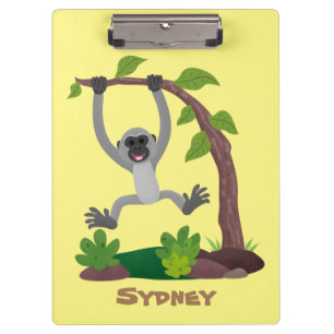 Pranchetas Imagem do desenho animado em forma de fita, feliz
