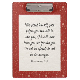 Pranchetas Imagem Versa da Bíblia 31:8 Deuteronomy