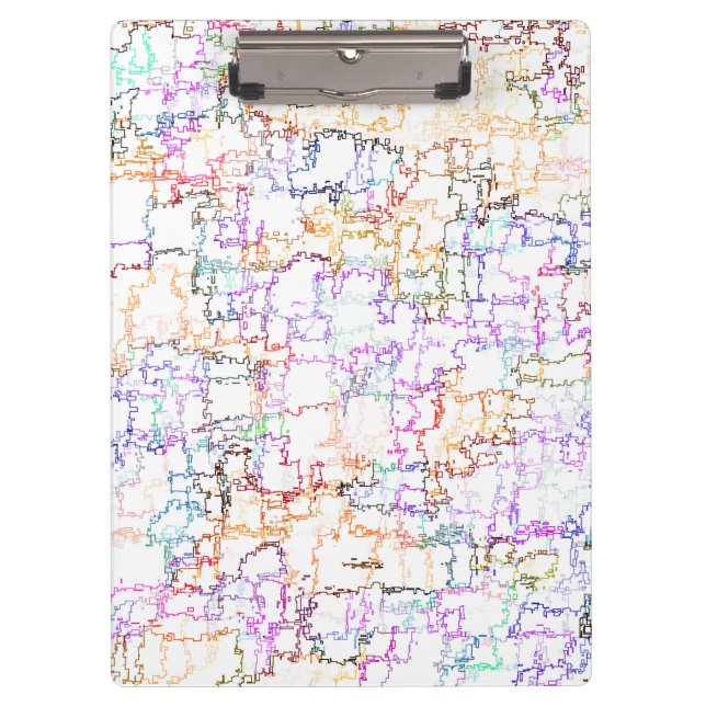 Pranchetas Imitando Linhas de Desenho de Mão (Frente)