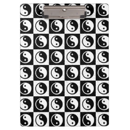 Pranchetas Impressão do bloco Zen Yin-yang, branco preto, mar