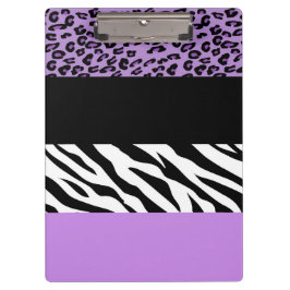 Pranchetas Impressão Leopardo, Impressão Zebra, Impressão Ani