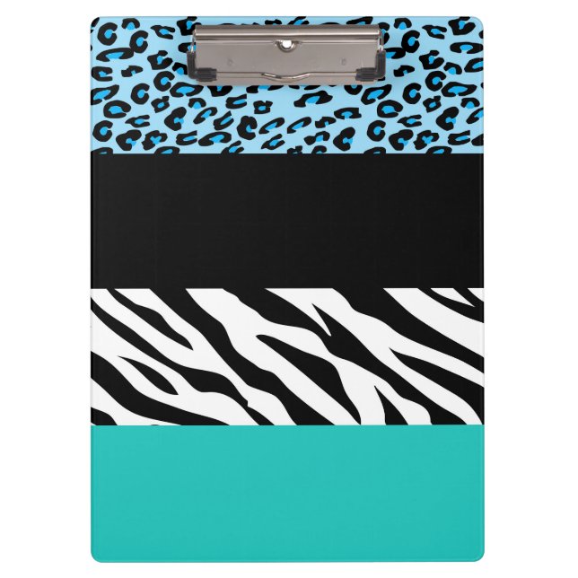 Pranchetas Impressão Leopardo, Impressão Zebra, Impressão Ani (Frente)