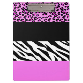 Pranchetas Impressão Leopardo, Impressão Zebra, Impressão Ani