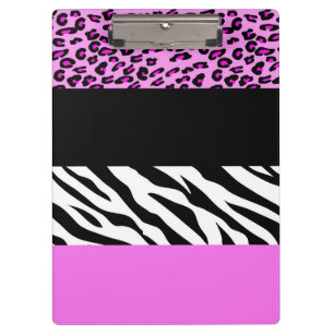 Pranchetas Impressão Leopardo, Impressão Zebra, Impressão Ani