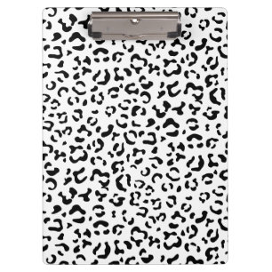 Pranchetas Impressão Leopardo, Manchas Leopardo, Preto E Bran