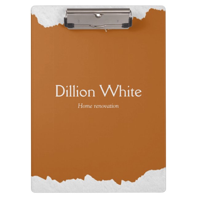 Pranchetas Impressão texturizada cinza marrom (Frente)