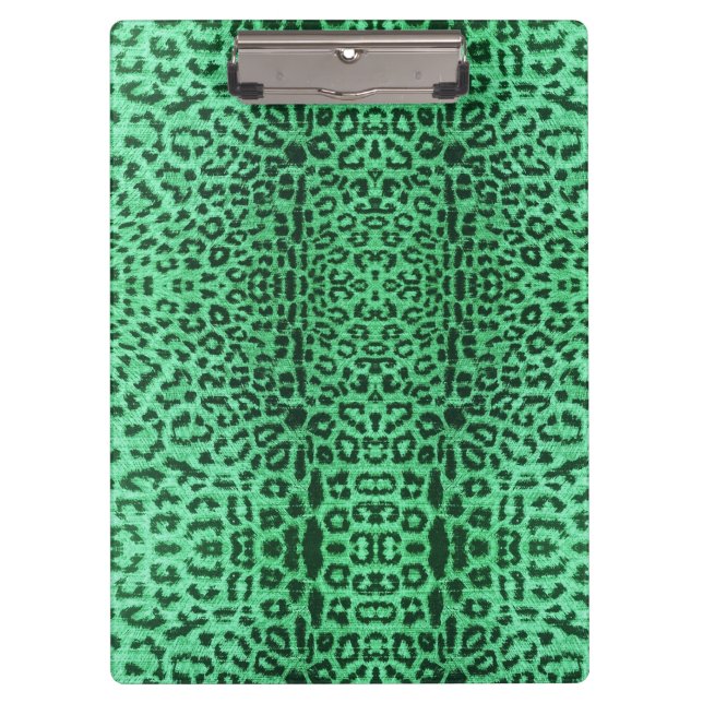 Pranchetas impressão verde-leopardo (Frente)