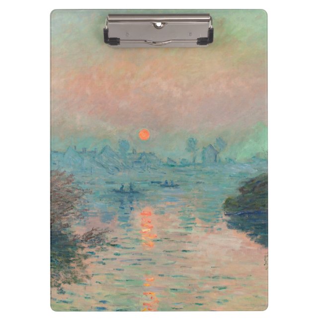 Pranchetas Impressionismo das Belas Artes do Monet Sunset (Frente)