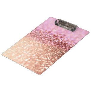 Pranchetas Inclinação cor-de-rosa Sparkling do brilho de