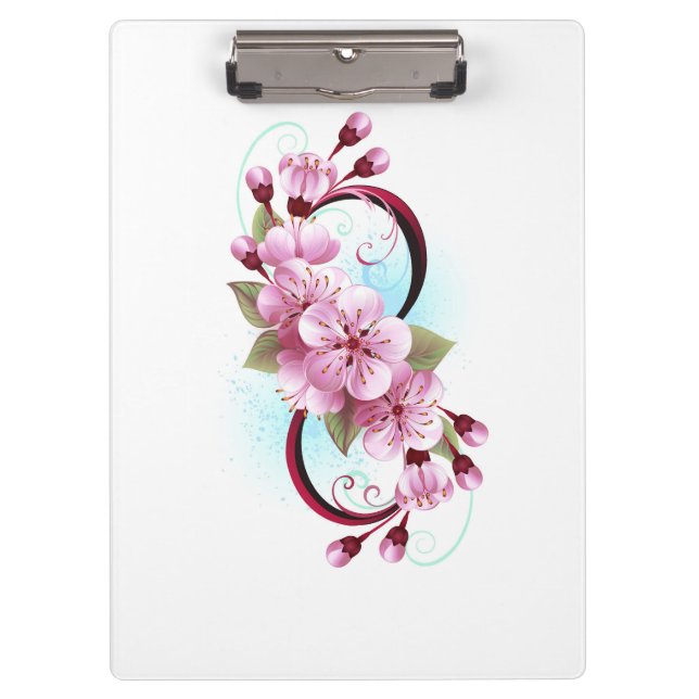 Pranchetas Infinidade com Flores de Flor Sakura (Frente)