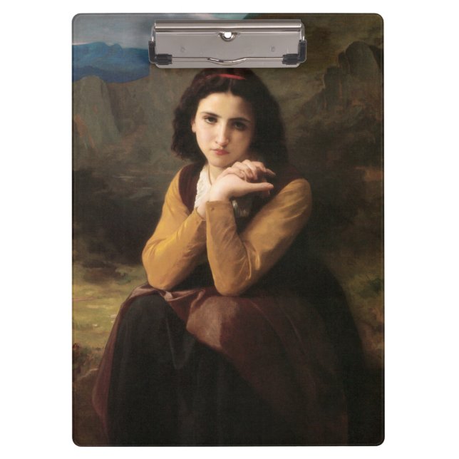Pranchetas Inocência Mignon de Menina Adolescente, Bouguereau (Frente)