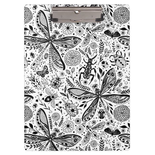 Pranchetas Insetos de porta em azul escuro (Frente)