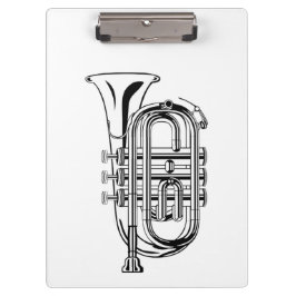 Pranchetas Instrumento musical do esboço preto e branco da